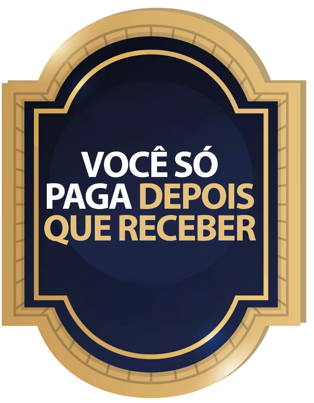 Você só paga depois que receber